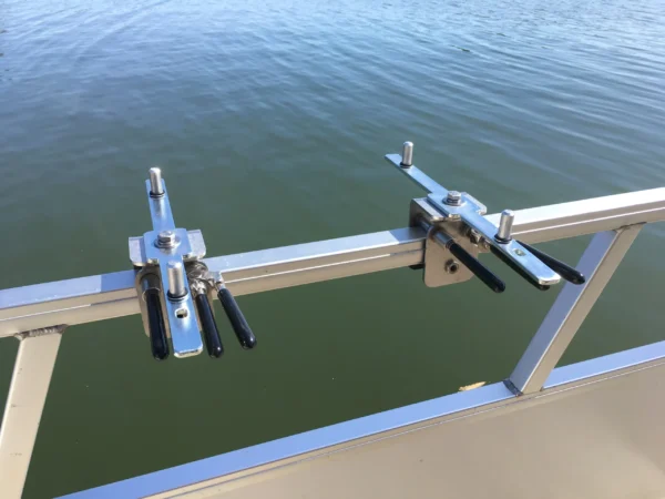 Arnall's Stainless Steel Grill Bracket Set for Pontoon (Grill Not Included)