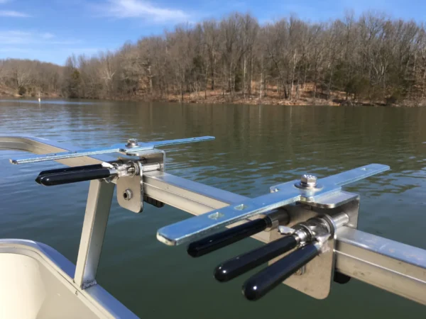 Arnall's Stainless Steel Grill Bracket Set for Pontoon (Grill Not Included) - Image 2